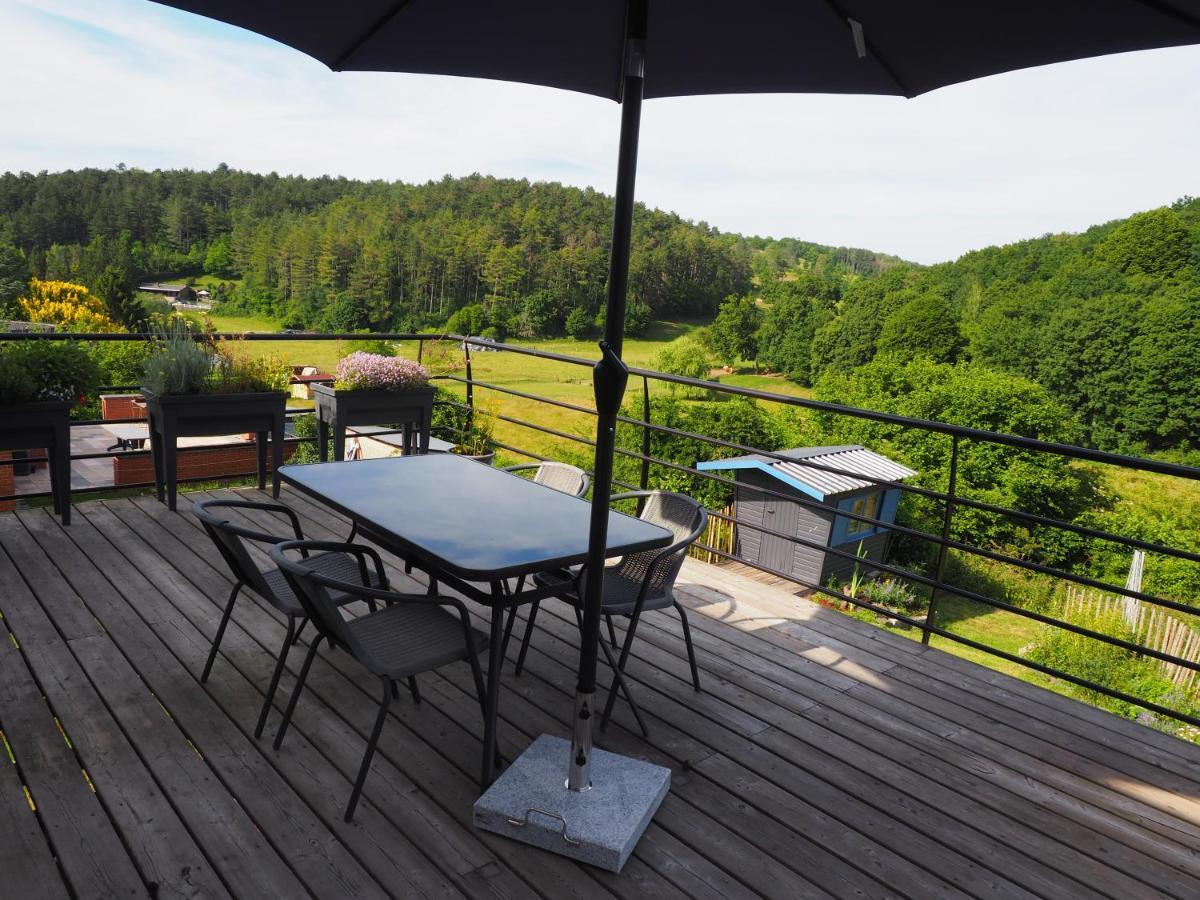 La Roche Trouee - Maison Avec Vue A Nismes Eksteriør bilde